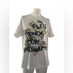 Same Gang — T Shirt Less Money More Problems Graphic Tee Men's XL